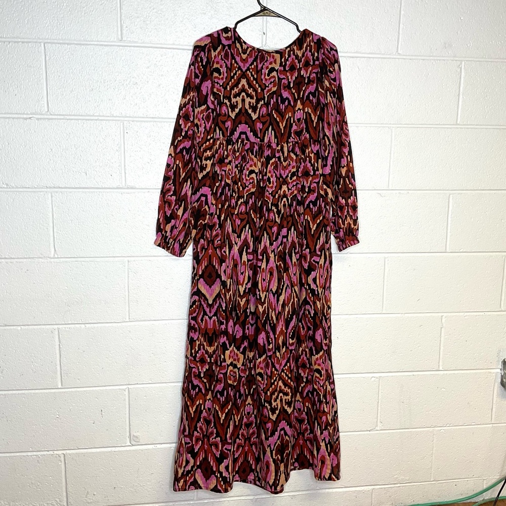 < Molly Bracken Vibrant Multi-Colored Maxi Dress > - Picture 5 of 5